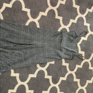 Black and white jumpsuit